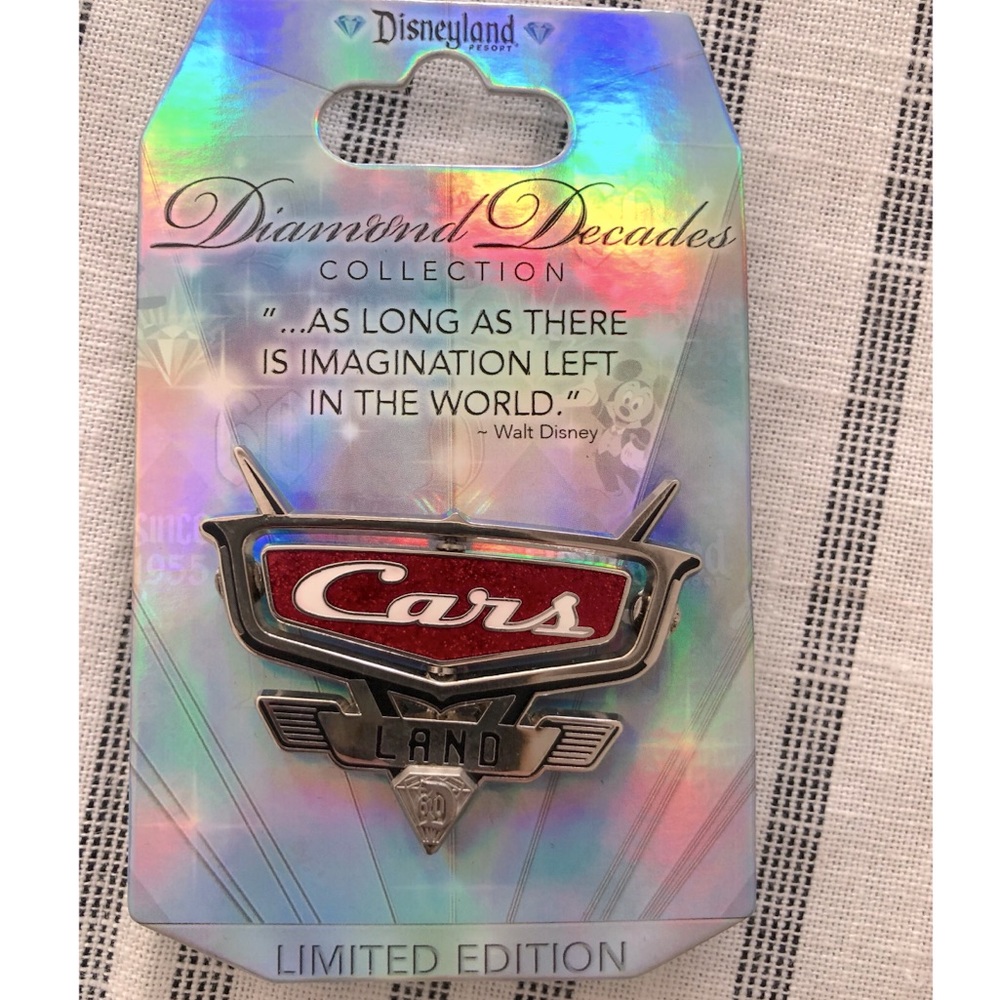 Disneyland’s 60th Diamond Cars Pin